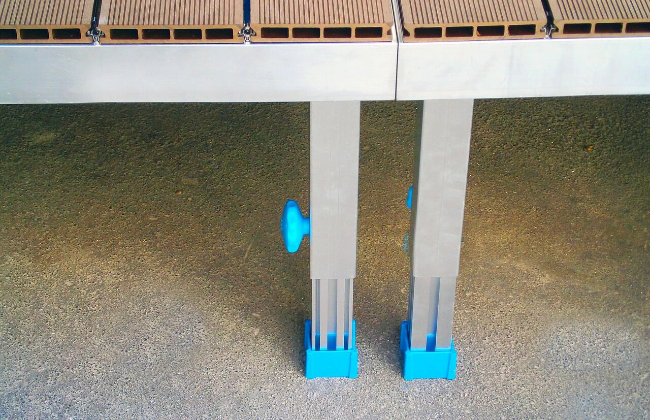 Substructure of platform frames & legs