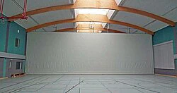 Trennvorhang für Sporthalle