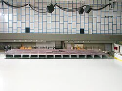 Innenbühne in Eissporthalle