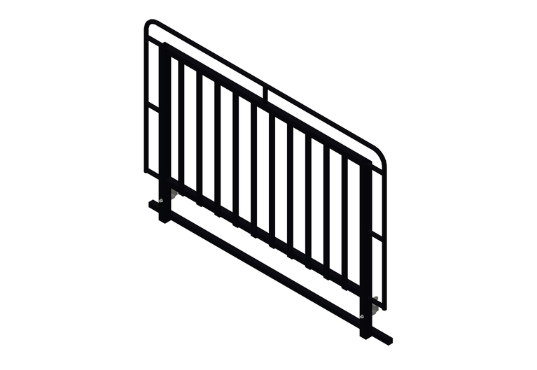 Geländer Höhe 110 cm