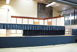 Stage cabinet with lift