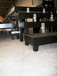 Alutreppe (schwarz epoxiert)