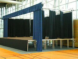 Stage cabinet sideview