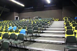 Stacking chairs "Pro Comfort" with upholstery
