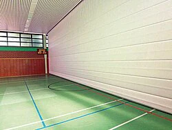 Trennvorhang für Sporthalle