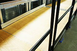 Montierte Rampenbegrenzung