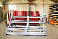 Rolltec als Tribüne