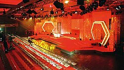 Stationäre Bühne für Fernsehstudio
