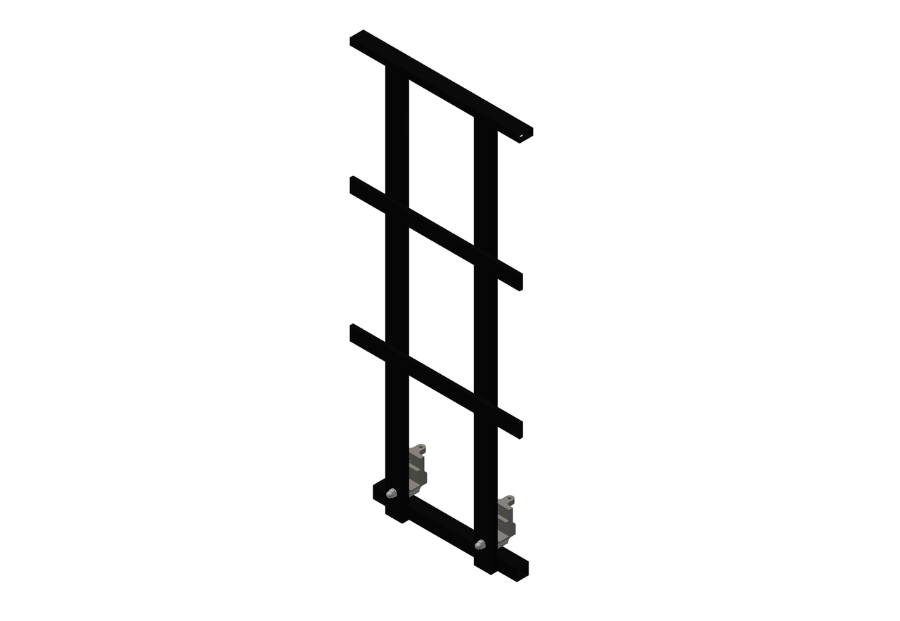Geländer Höhe 100 cm Breite 50 cm