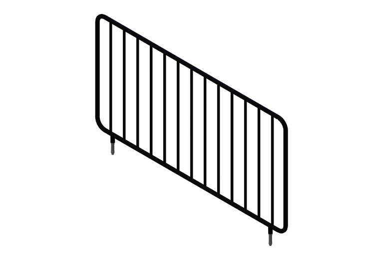 Geländer Höhe 100 cm