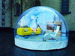 Stage Globe as exhibition space