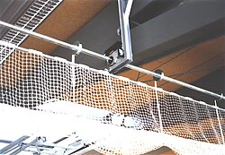Ballfangnetz-Hochzug