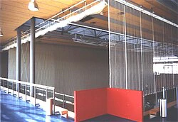 Ballfangnetz für Halle