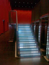 Treppe mit LED