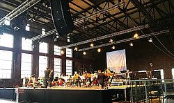 Innenbühne für Orchester