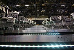 Mobile grandstand with LED
