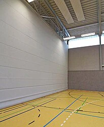 Trennvorhang für Sporthalle