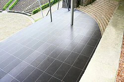 Platform adapted to building structure