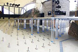 Außenbühne mit Bodenanpassung