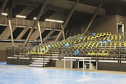 Stacking chairs "Pro Comfort" with upholstery