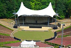 Bühnenfläche der Waldbühne Berlin