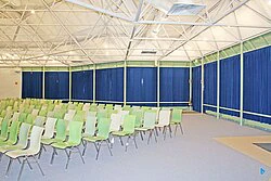 Einzelvorhänge als Wandverkleidung