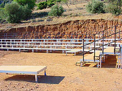Mobile outdoor grandstand