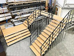 Alutreppe als Sonderaufbau