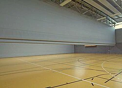 Trennvorhang für Sporthalle