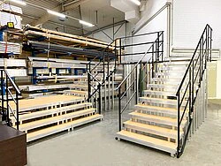 Alutreppe als Sonderaufbau