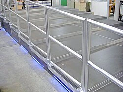 Mobile grandstand with LED